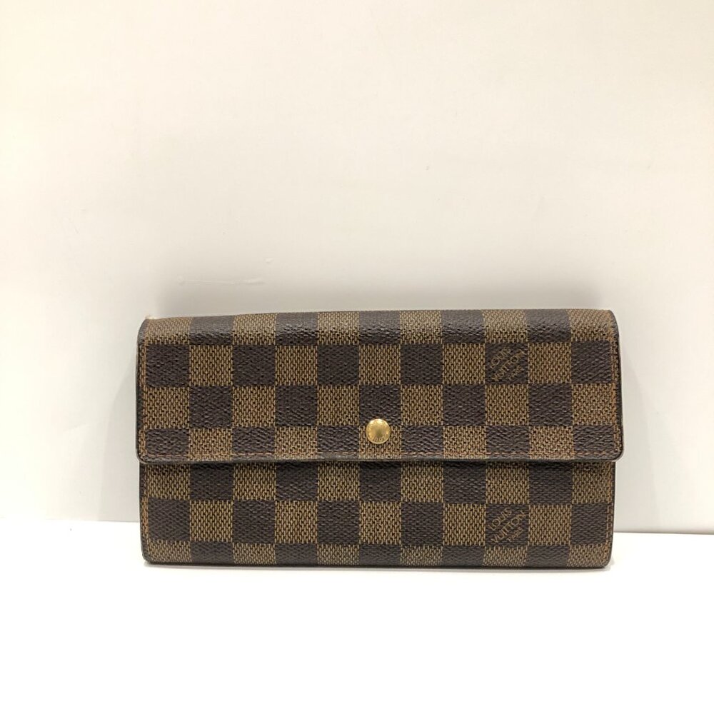 Louis Vuitton Brown Checkered Wallet